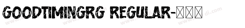 GoodTimingRg Regular字体转换